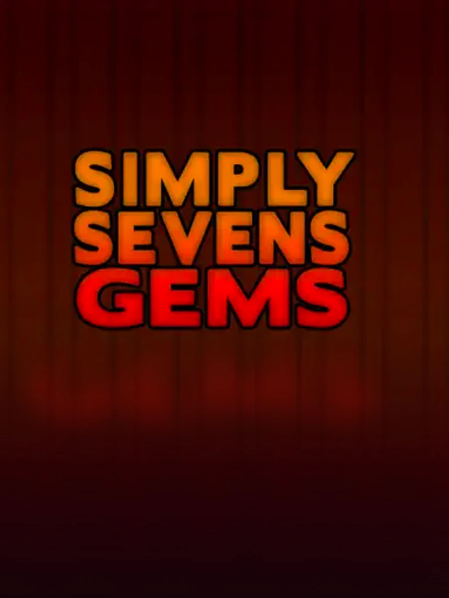 Simply Sevens Gems slot game artwork