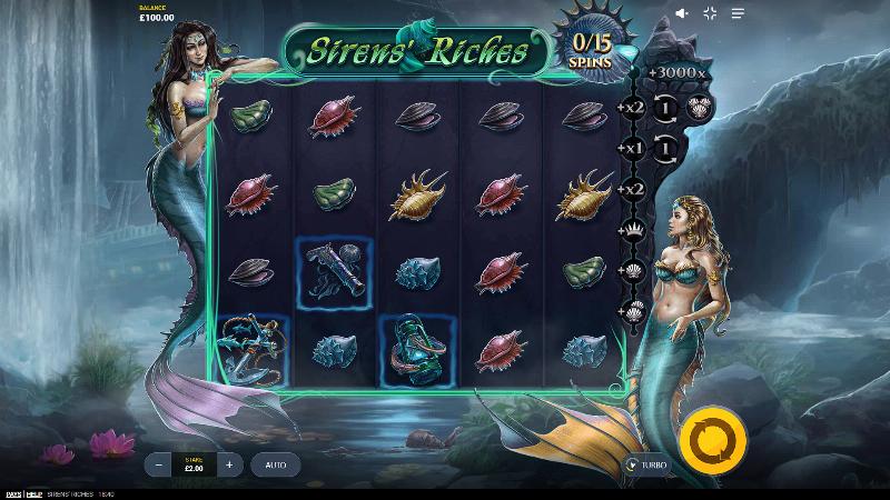 Siren’s Riches slot game artwork