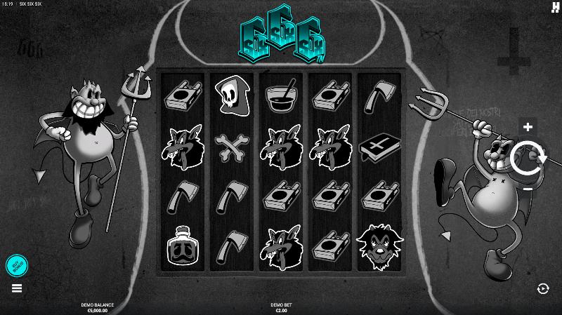 Six Six Six slot game artwork