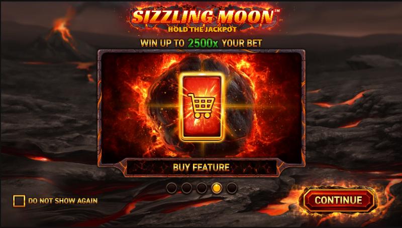 Sizzling Moon slot game artwork