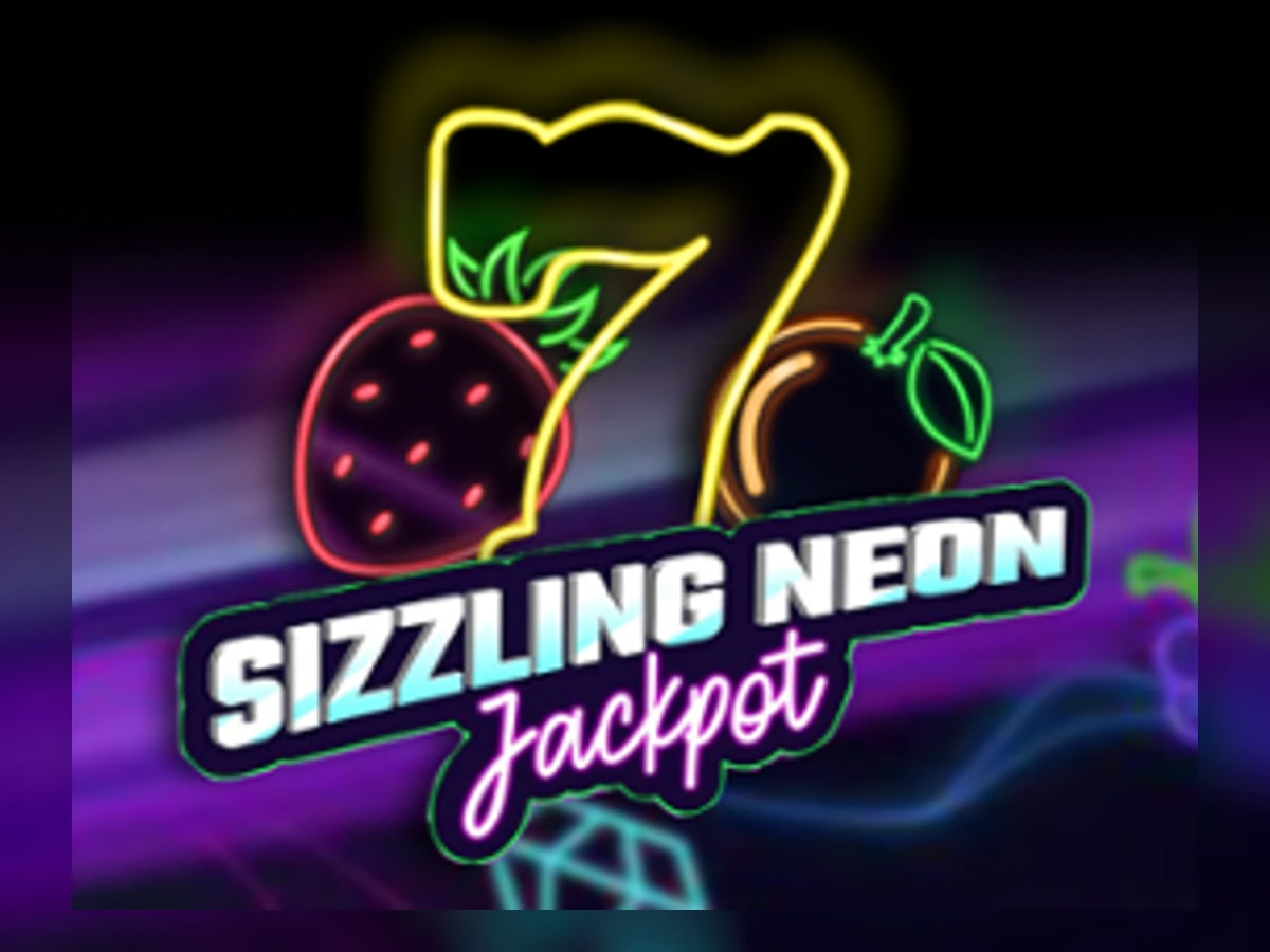 Sizzling Neon Jackpot slot game artwork