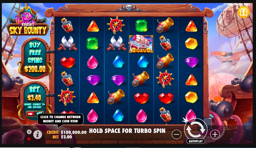 Sky Bounty slot game artwork