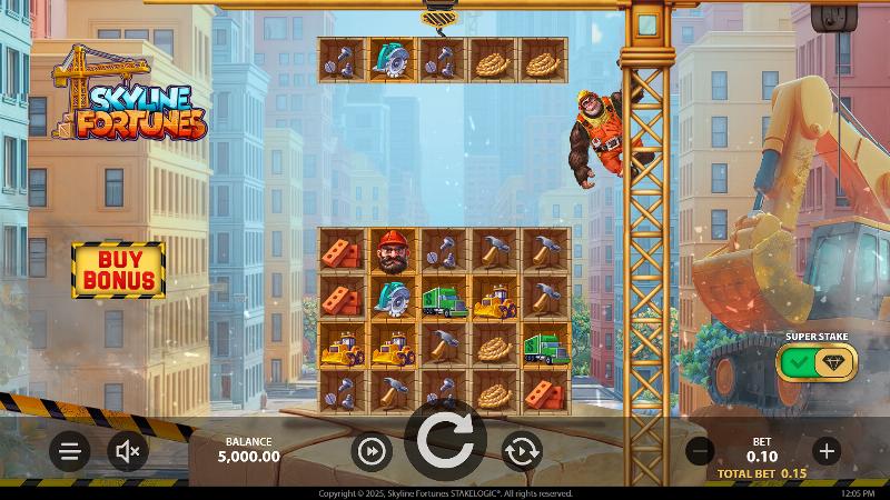 Skyline Fortunes slot game artwork