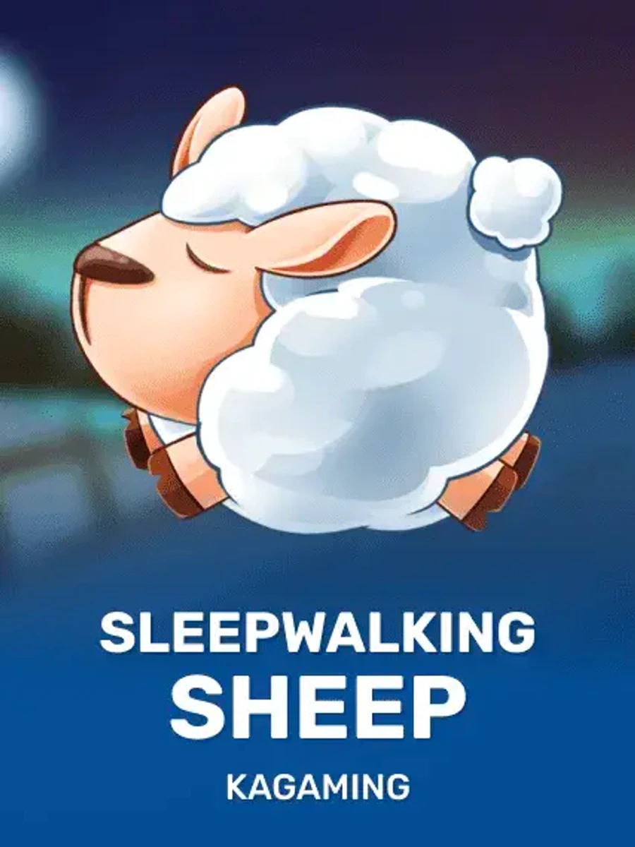 Sleepwalking Sheep slot game artwork