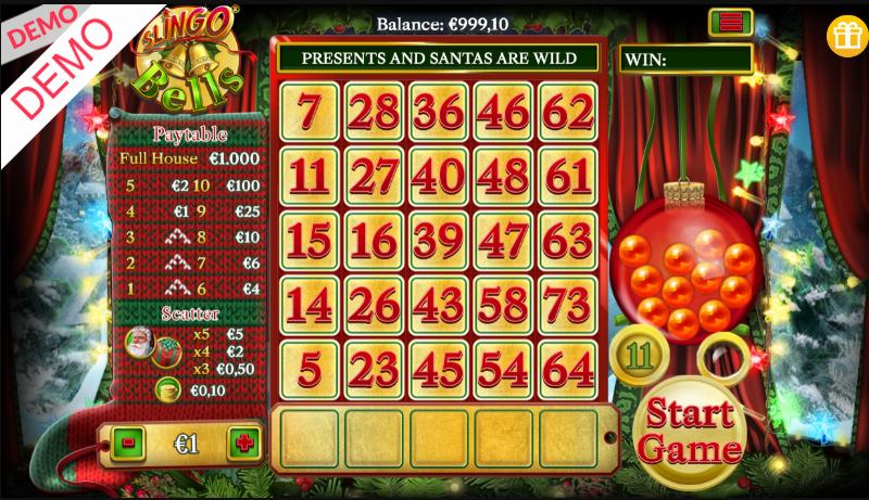 Slingo Bells slot game artwork