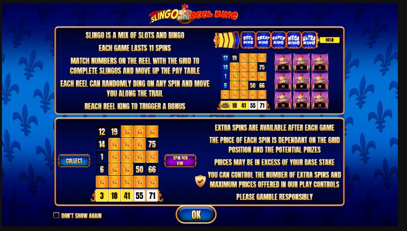 Slingo Reel King slot game artwork