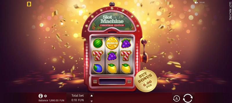 Slot Machine: Christmas Edition slot game artwork