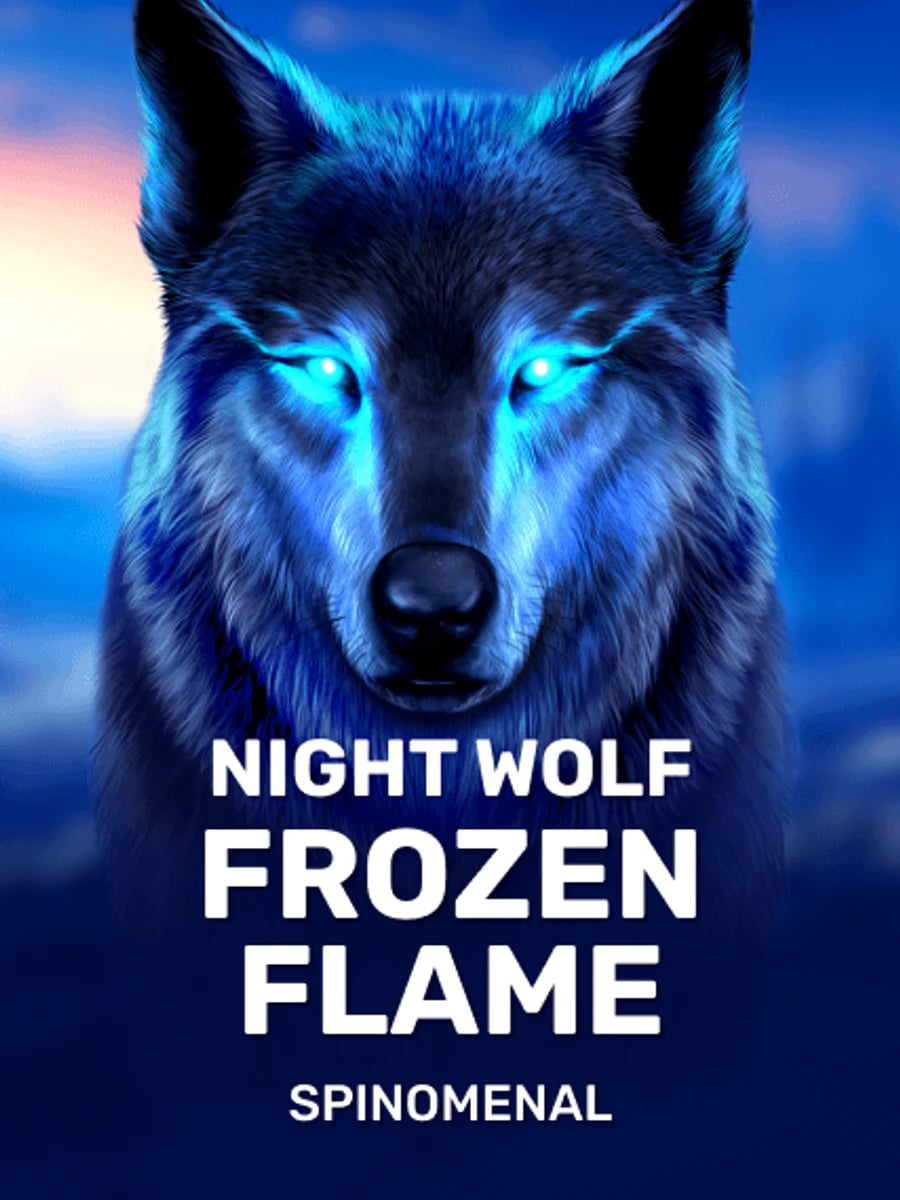 Night Wolf - Frozen Flame slot game artwork