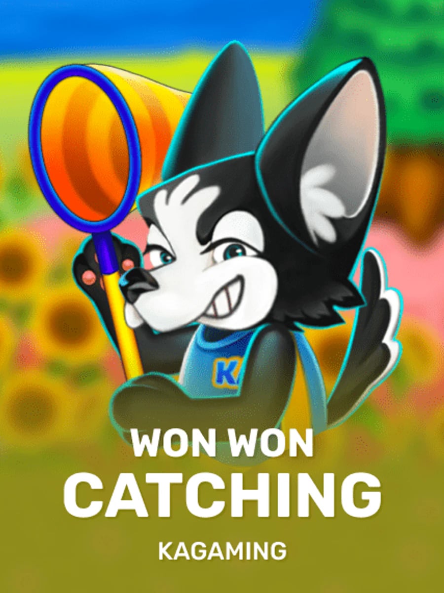 Won Won Catching slot game artwork