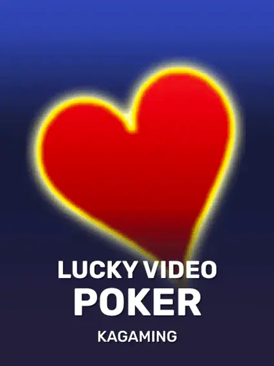 Lucky Video Poker slot game artwork