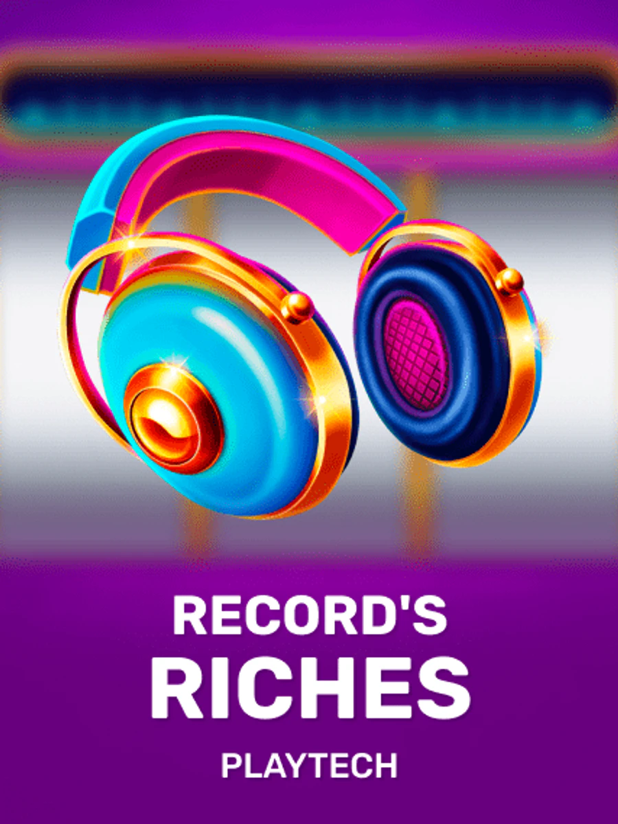 Record's Riches slot game artwork