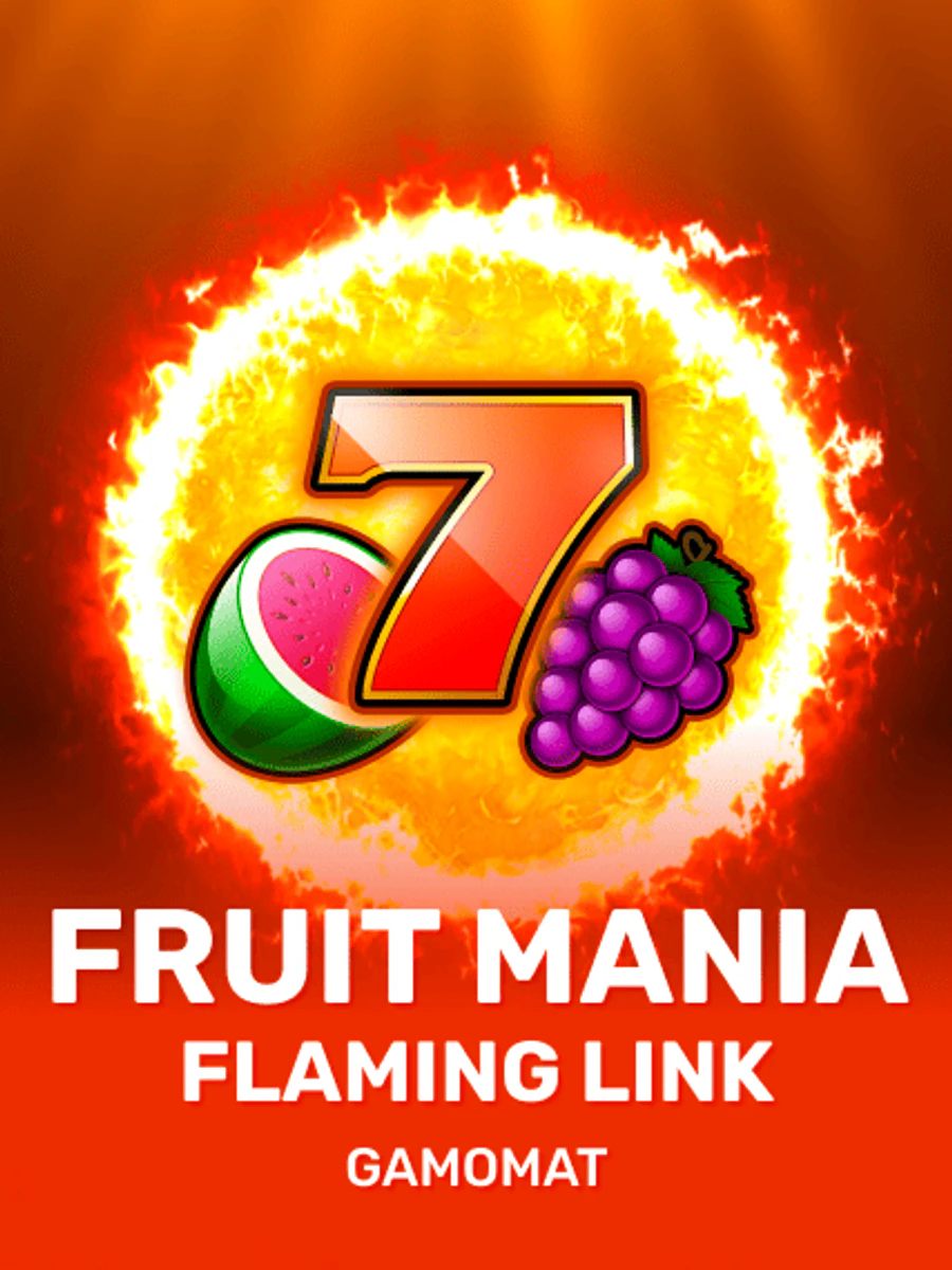 Fruit Mania Flaming Link slot game artwork