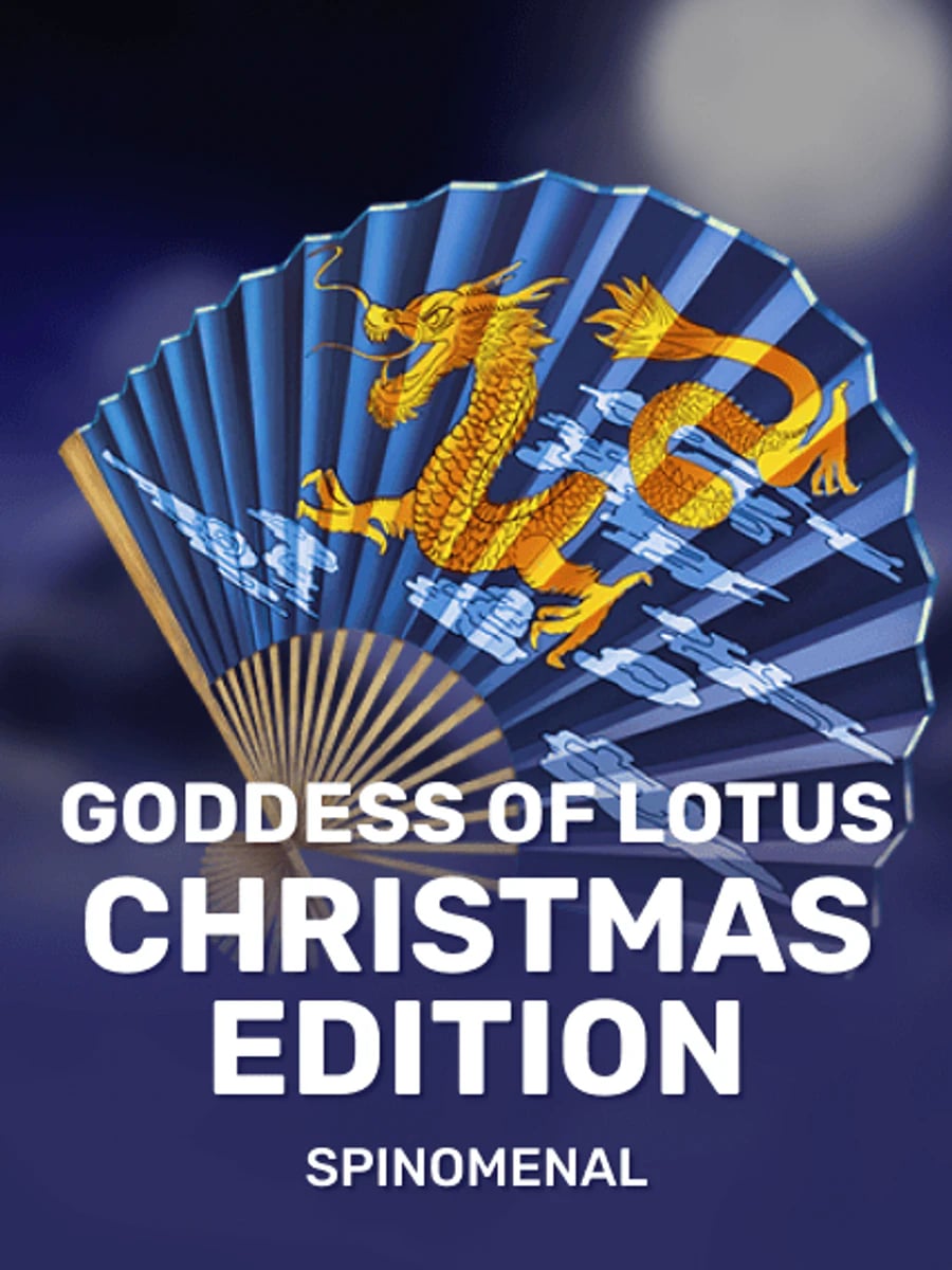 Goddess of Lotus Christmas Edition slot game artwork
