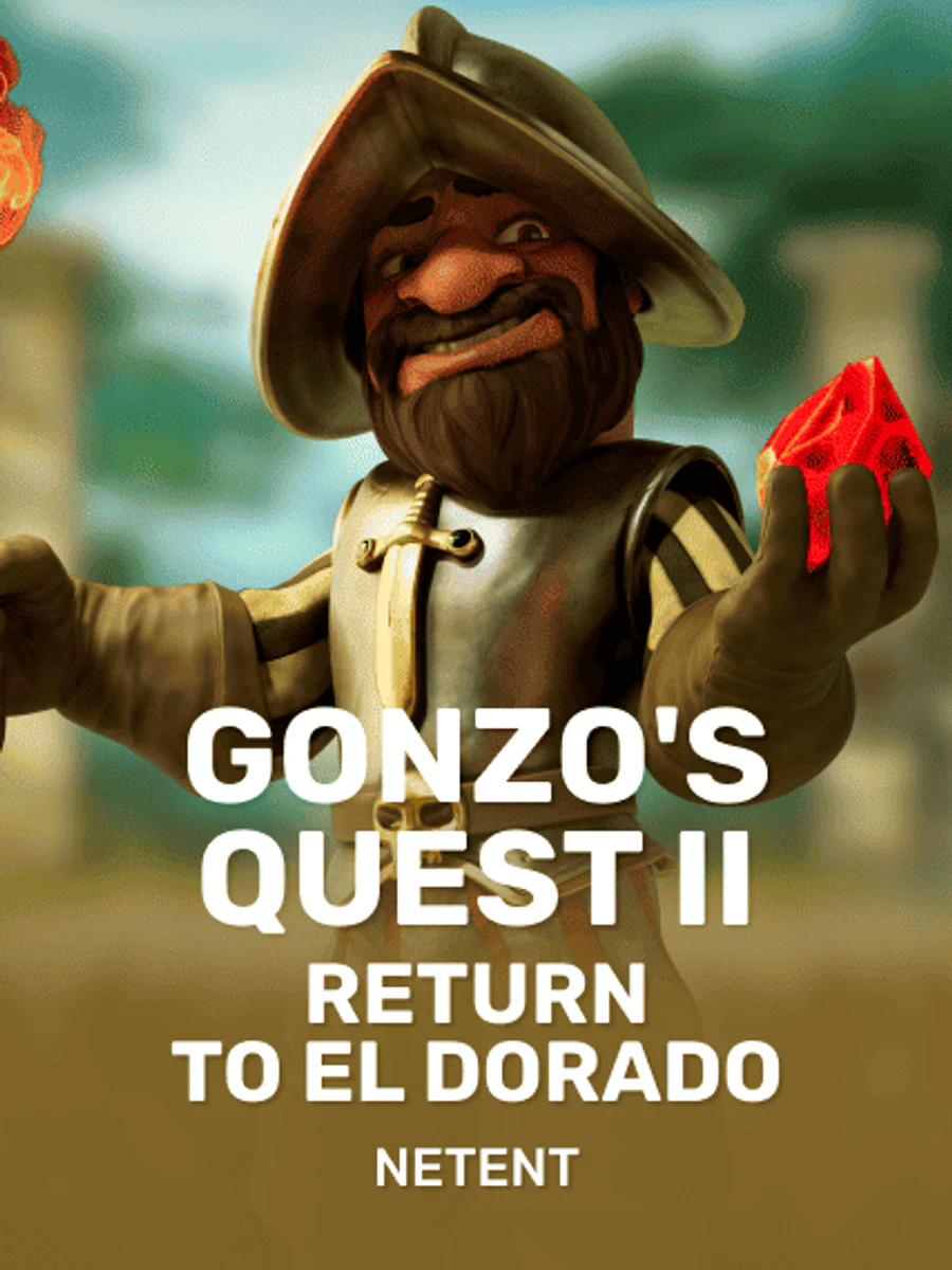 Gonzo's Quest II: Return to El Dorado slot game artwork