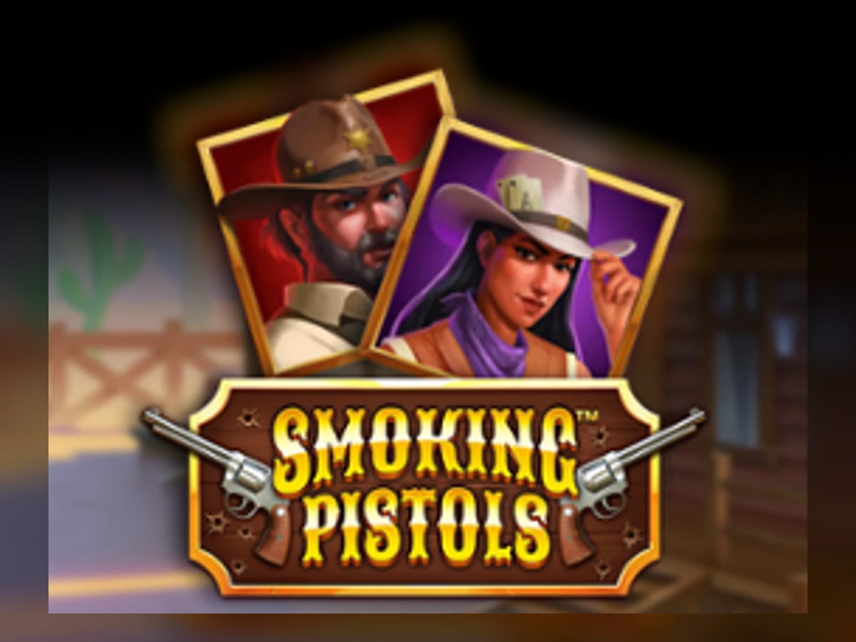 Smoking Pistols slot game artwork