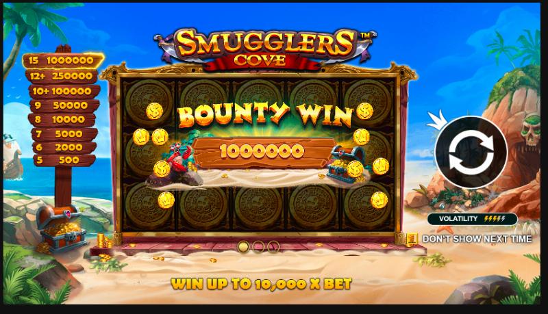 Smugglers Cove slot game artwork