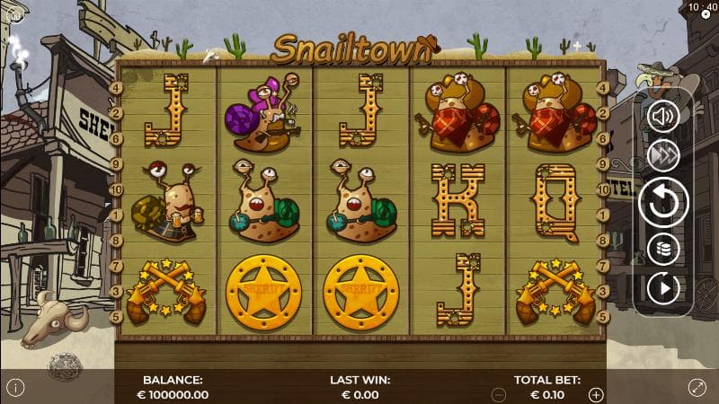 Snailtown slot game artwork