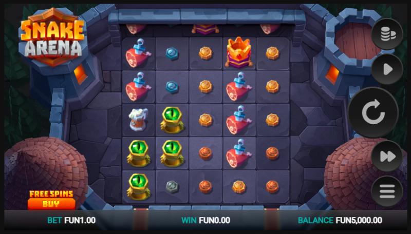 Snake Arena slot game artwork