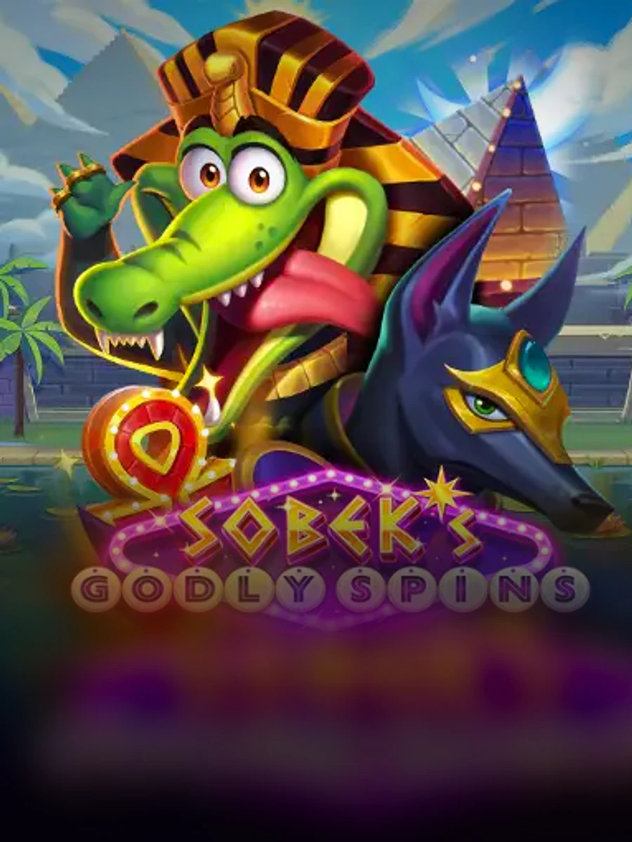 Sobek’s Godly Spins slot game artwork