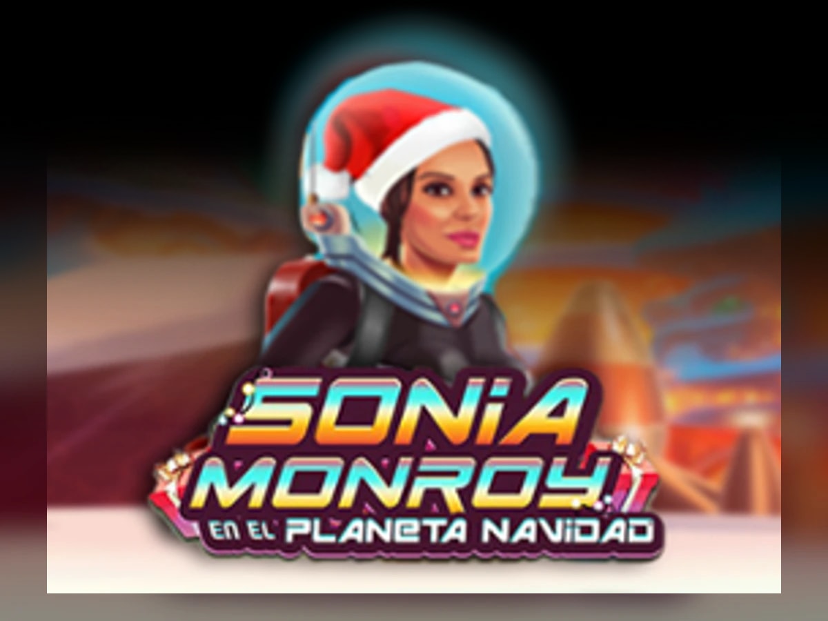 Sonia Monroy en el Planeta Navidad slot game artwork
