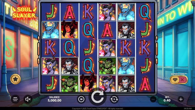 Soul Slayer slot game artwork