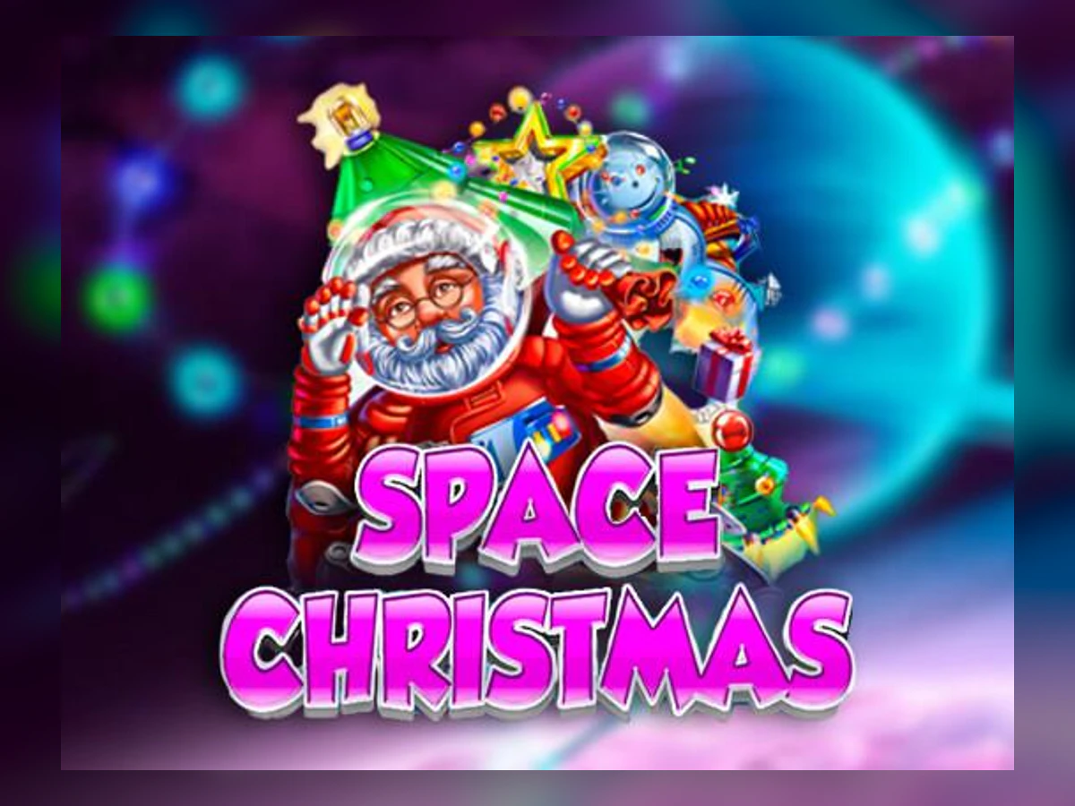 Space Christmas slot game artwork