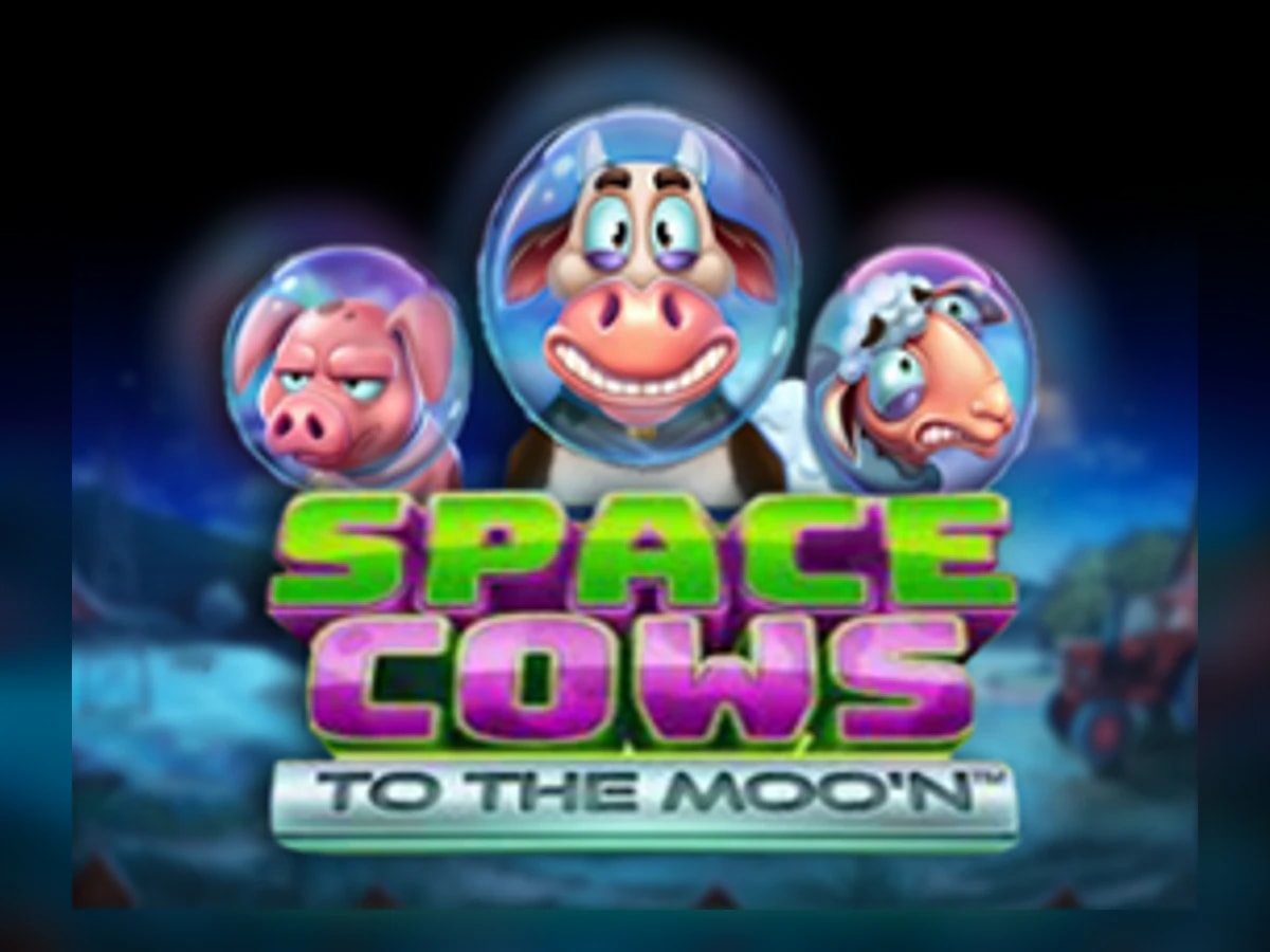 Space Cows to the Moo’n slot game artwork