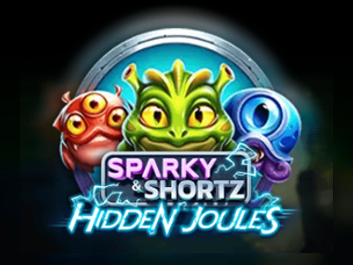 Sparky and Shortz Hidden Joules slot game artwork