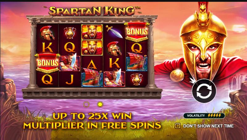 Spartan King slot game artwork