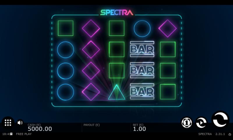 Spectra slot game artwork
