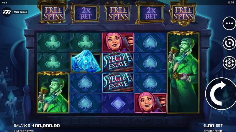 Spectre Estate slot game artwork