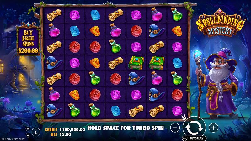 Spellbinding Mystery slot game artwork