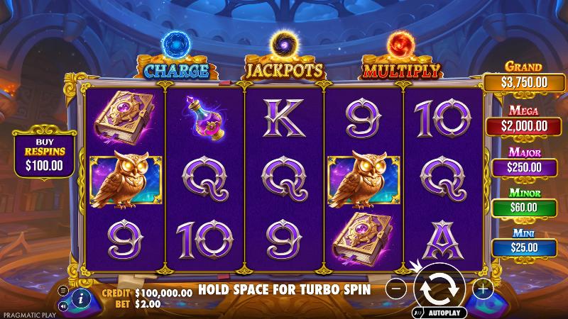 Spellmaster slot game artwork