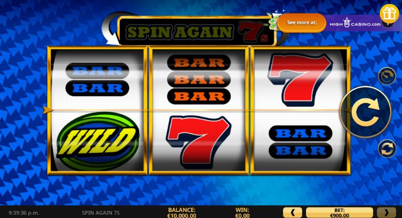 Spin Again 7S slot game artwork