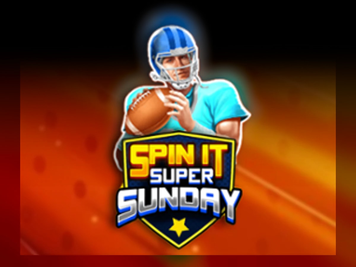 Spin it Super Sunday slot game artwork