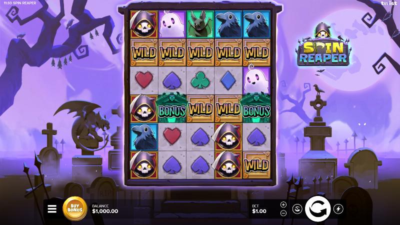 Spin Reaper slot game artwork