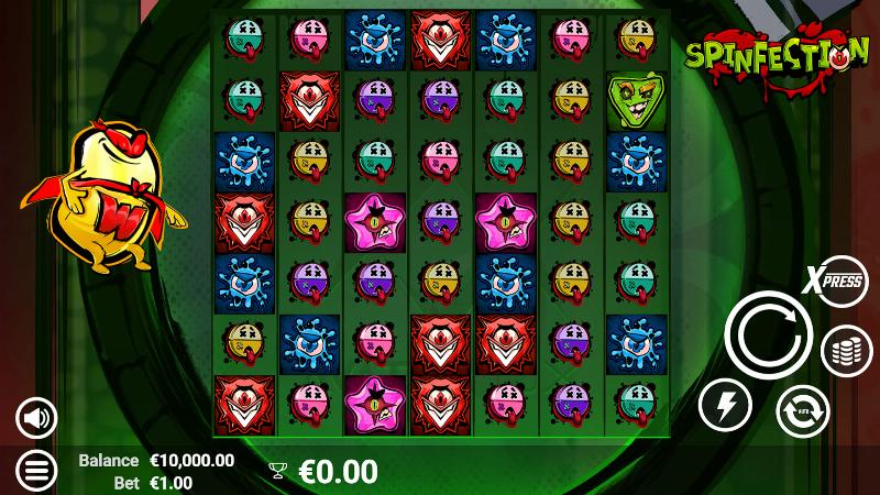 Spinfection slot game artwork