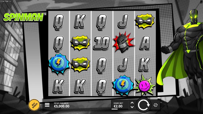 Spinman slot game artwork