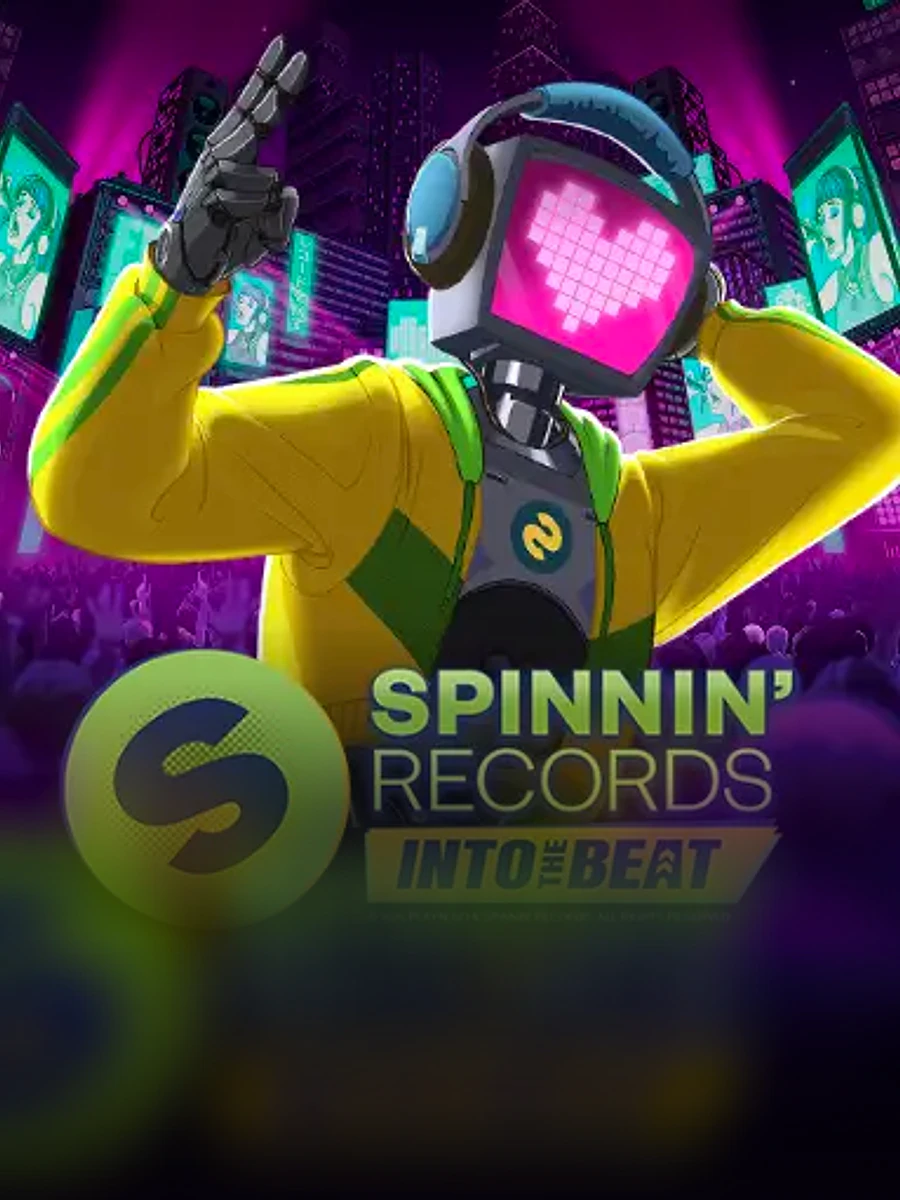 Spinnin' Records Into the Beat slot game artwork