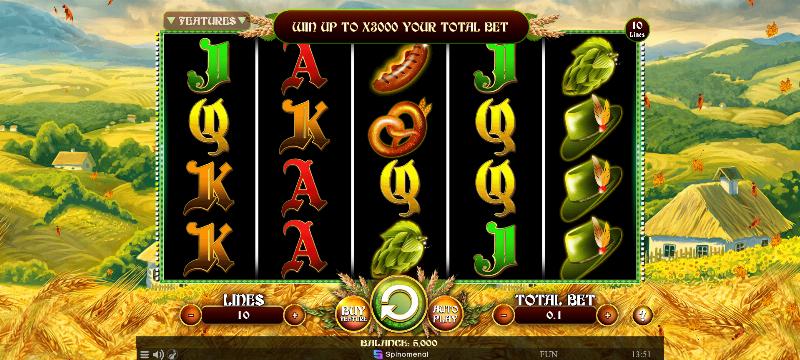 Spinning Beers slot game artwork