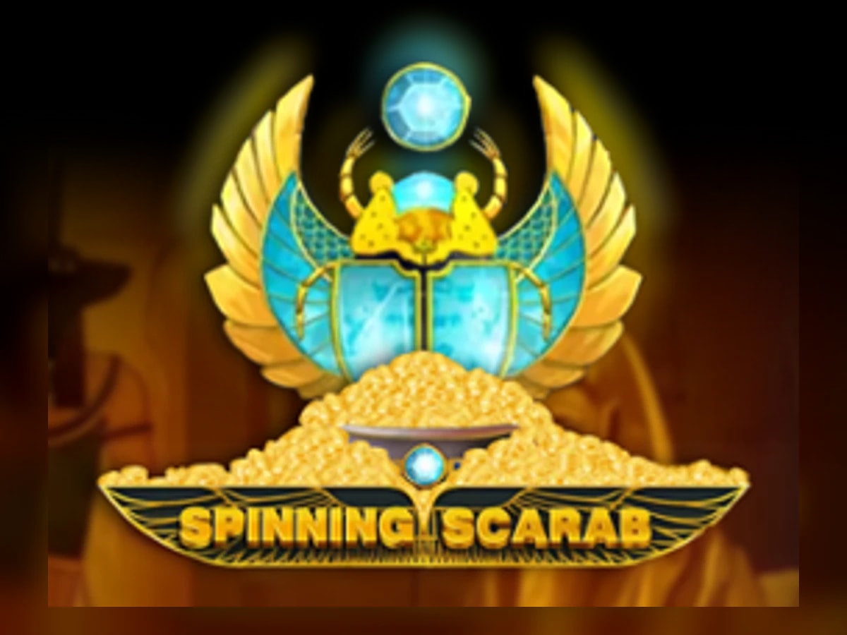 Spinning Scarab slot game artwork