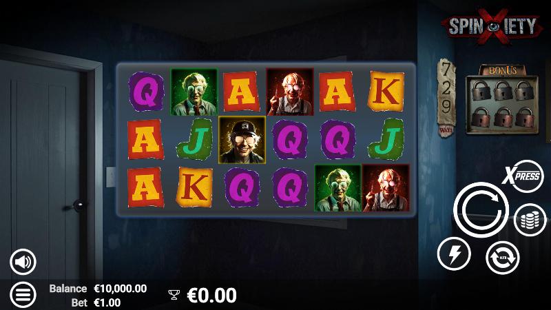 Spinxiety slot game artwork