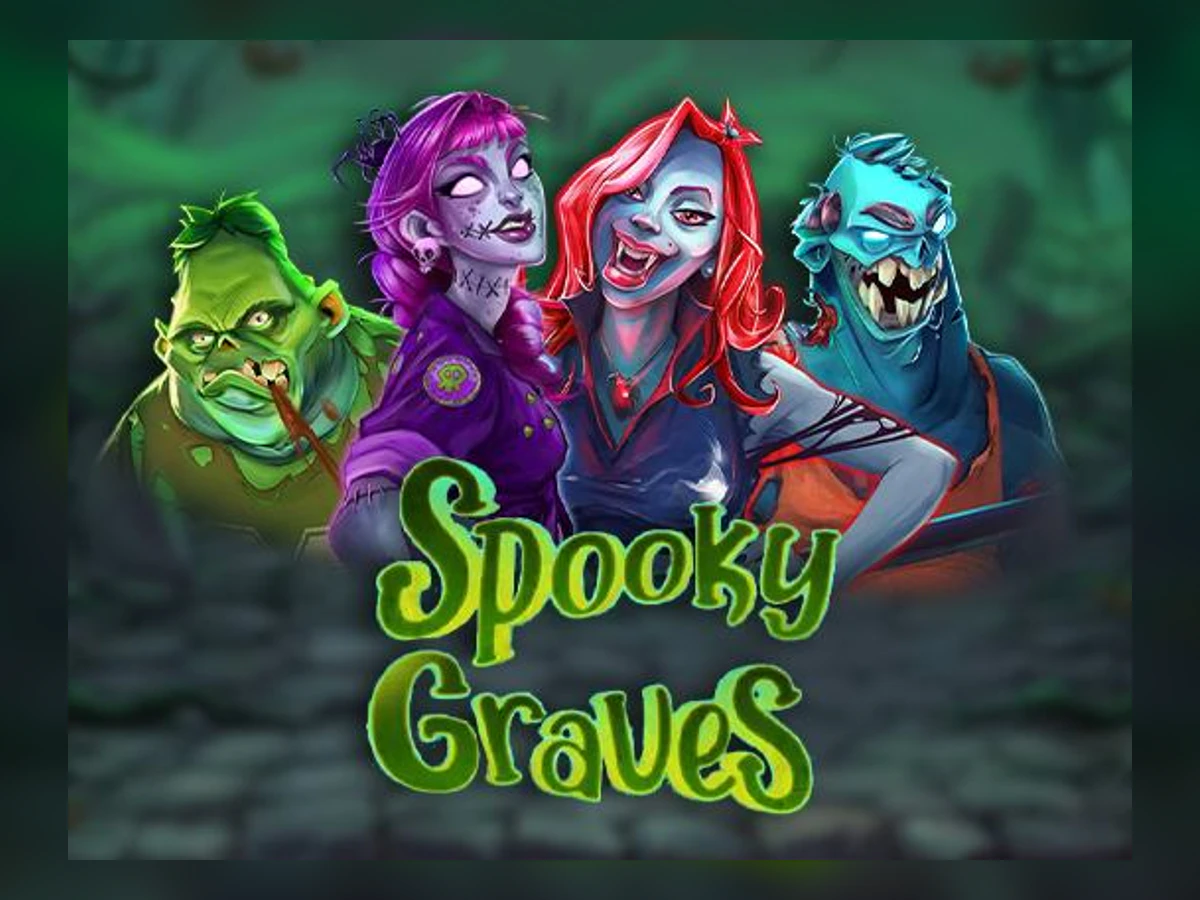 Spooky Graves slot game artwork