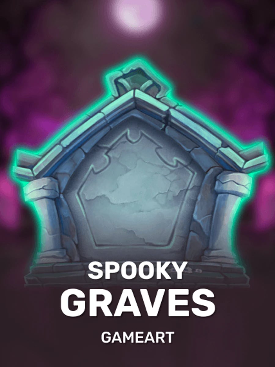 Spooky Graves slot game artwork
