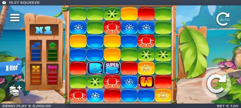 Squeeze slot game artwork