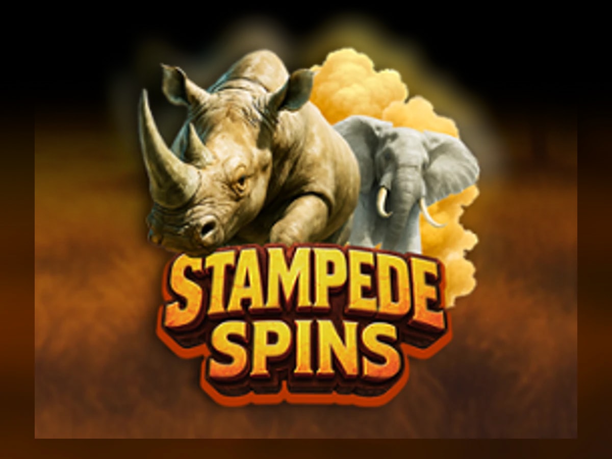 Stampede Spins slot game artwork