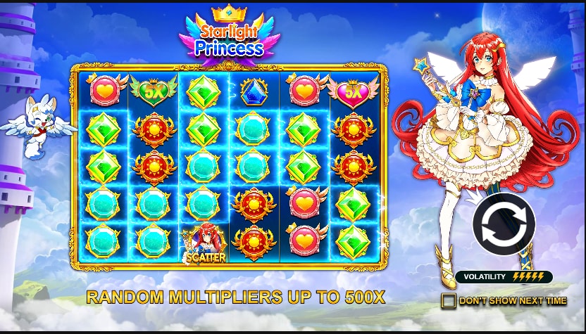 Starlight Princess slot game artwork