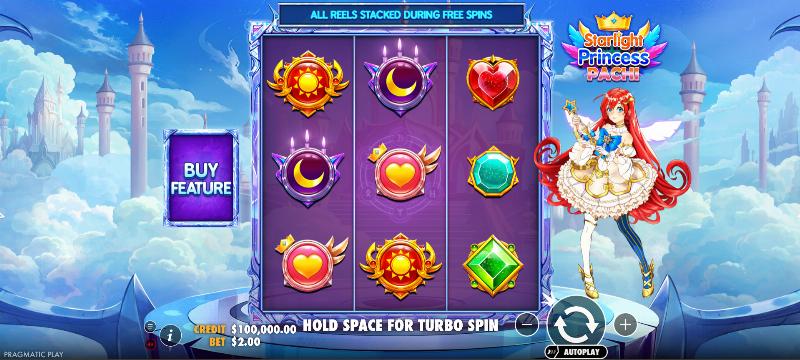 Starlight Princess Pachi slot game artwork