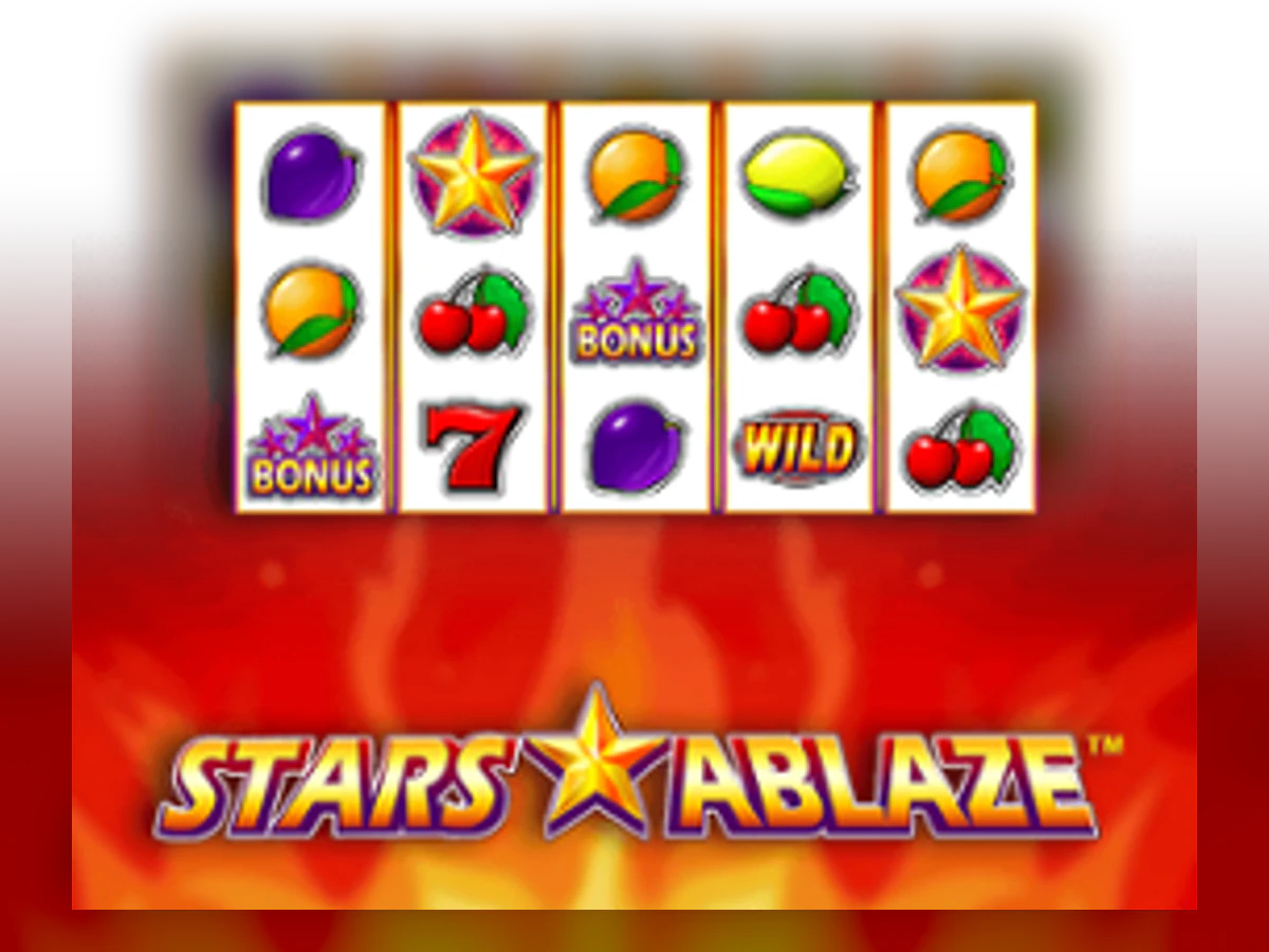 Stars Ablaze! slot game artwork