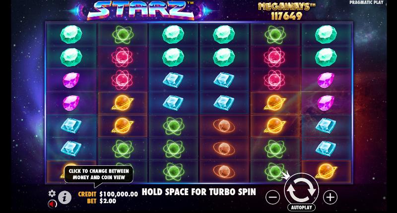 Starz Megaways slot game artwork